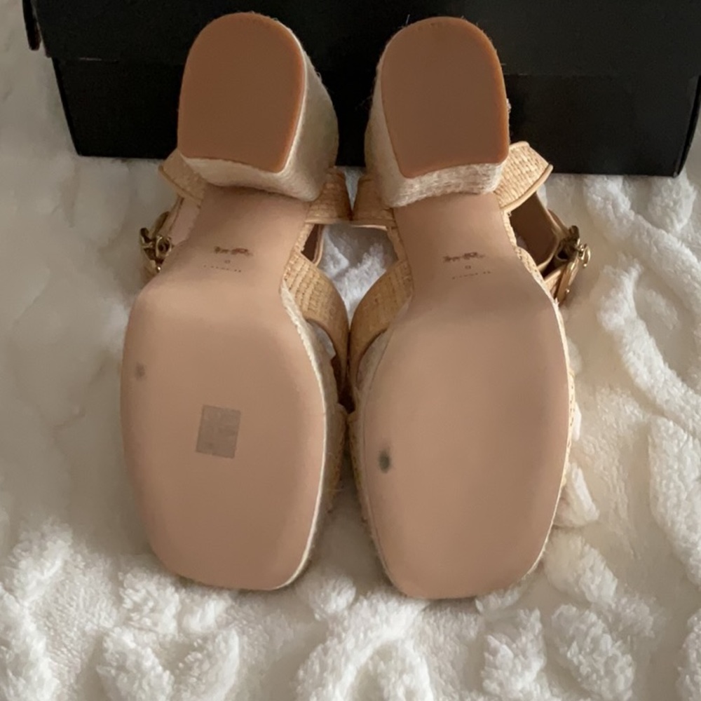 Coach Women's Tan Platform Heels - Picture 6 of 8